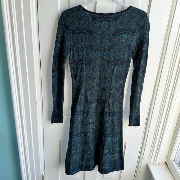 Peruvian Connection Kashmiri Pima Cotton Paisley Dress - Picture 6 of 7